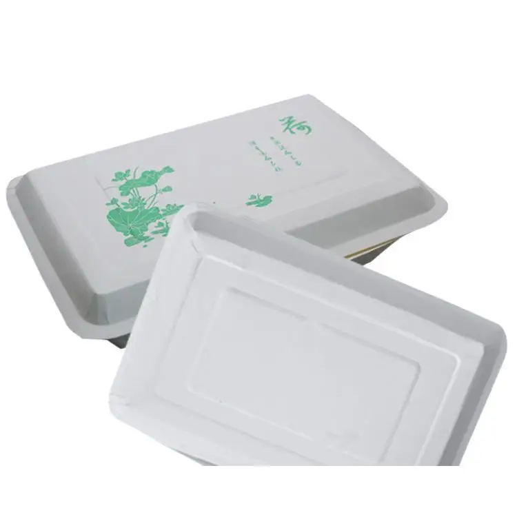 Wholesale Clamshell Food Packaging Paper Box Lunch/Meal Takeaway Paper Container