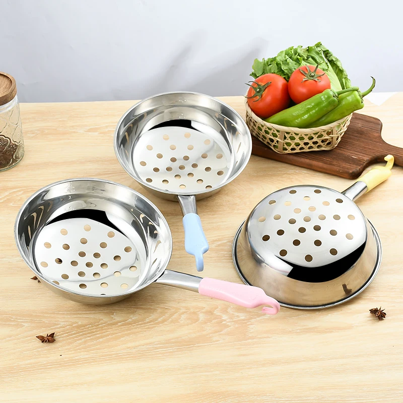Kitchen Colander Stainless Steel Seafood Meat Noodles Big Large Colored Colanders Strainers