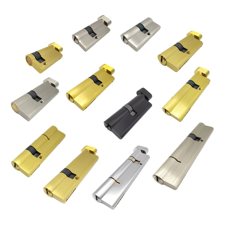 Lock Cylinder Brass Mortise Single Open Knob One Key Euro Casement Door Apposite Body T-handle Durable OEM High Quality Security