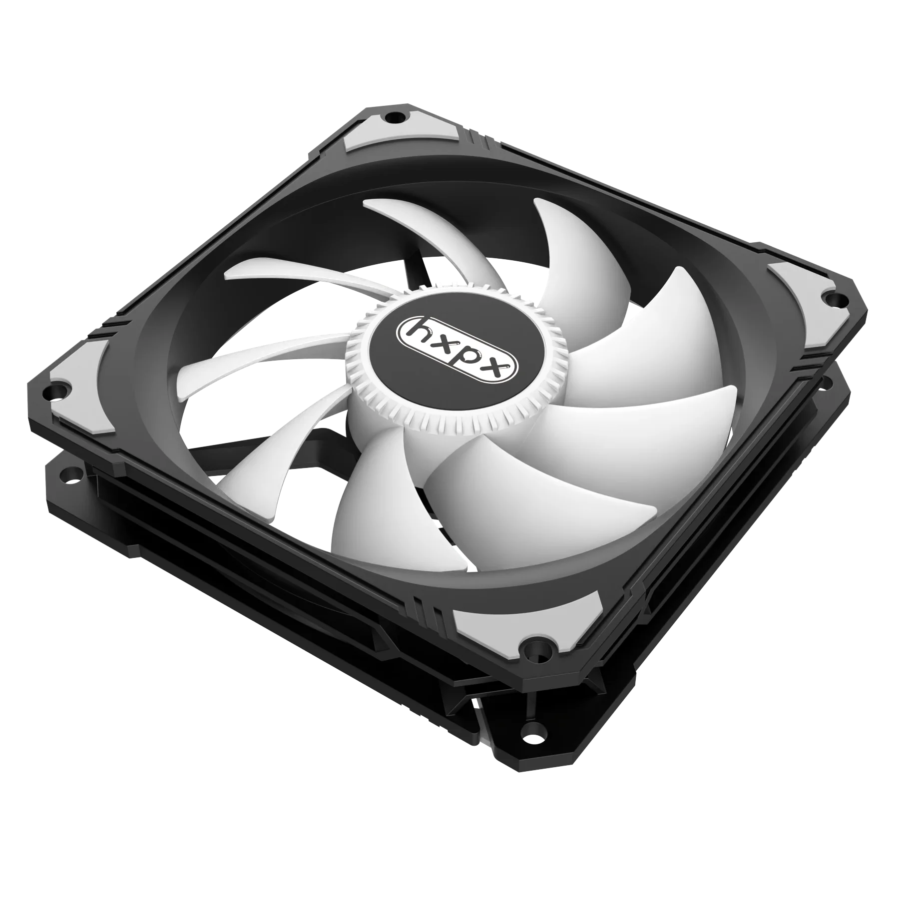 OEM Frozen ice F-FI12 12cm Black D-4PIN Case fan lil heatstick PC Computer CPU Cooling fan PUS Molex 4PIN Fixed color LED ARGB