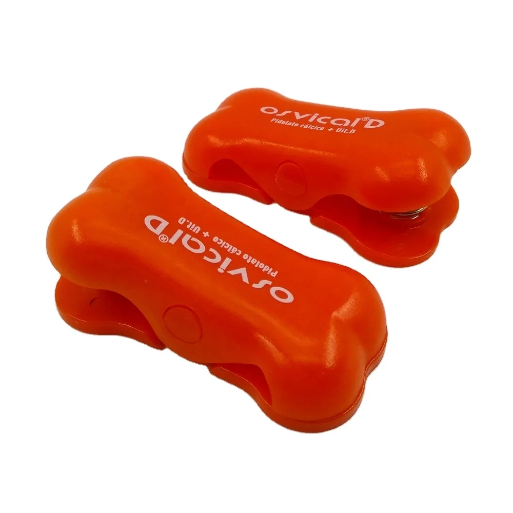 
plastic bone shaped memo paper spring clip 