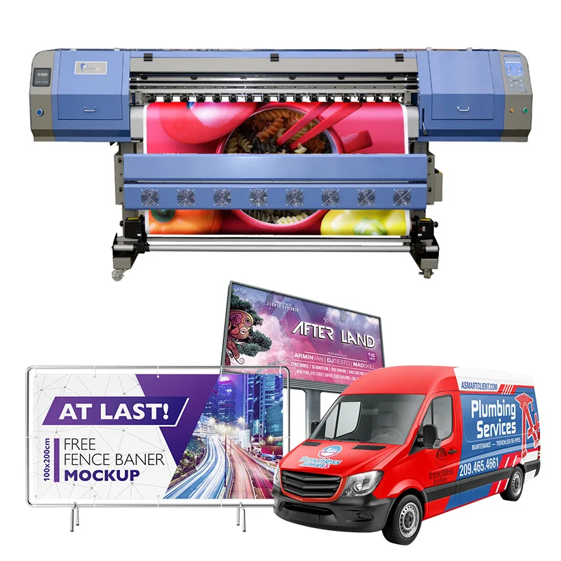 Cheap price Allwin printer 6ft 10ft eco solvent printer with i3200 head digital inkjet plotter for canvas and sticker