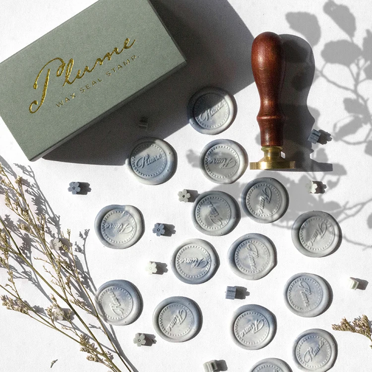 Sealing Wax Stamp Set Christmas Vintage for Festival Wedding Invitation Wax Seal Stamp