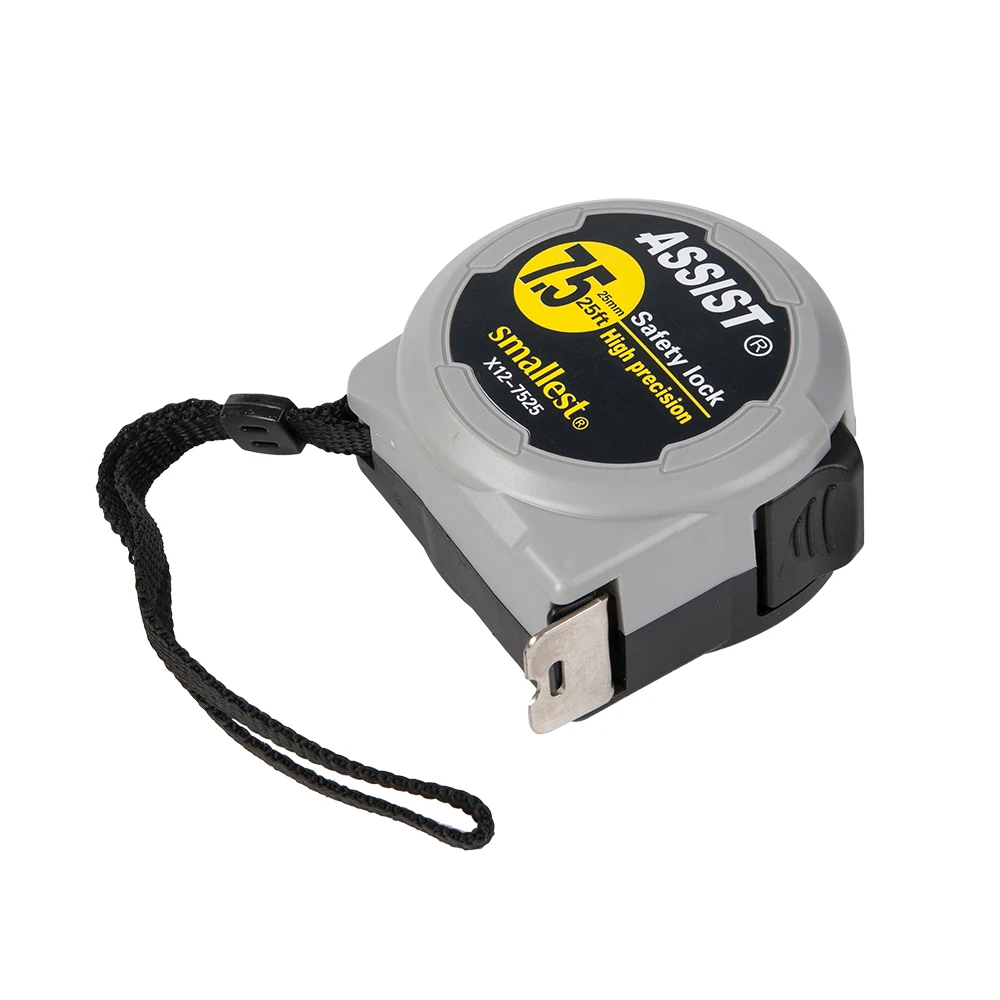 ASSIST Customized Wholesale Self Retractable ABS Case Tape Messure  with Steel Measuring Tape