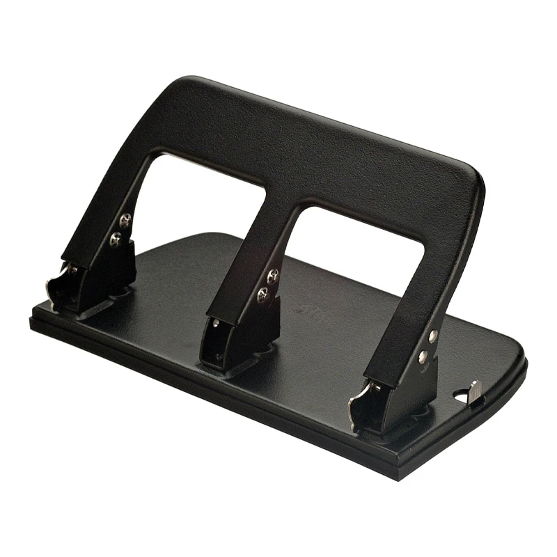 Оптовая продажа Пользовательские портативные настольные аксессуары настольный дырокол 3 кольца металлический Дырокол для бумаги Круглый