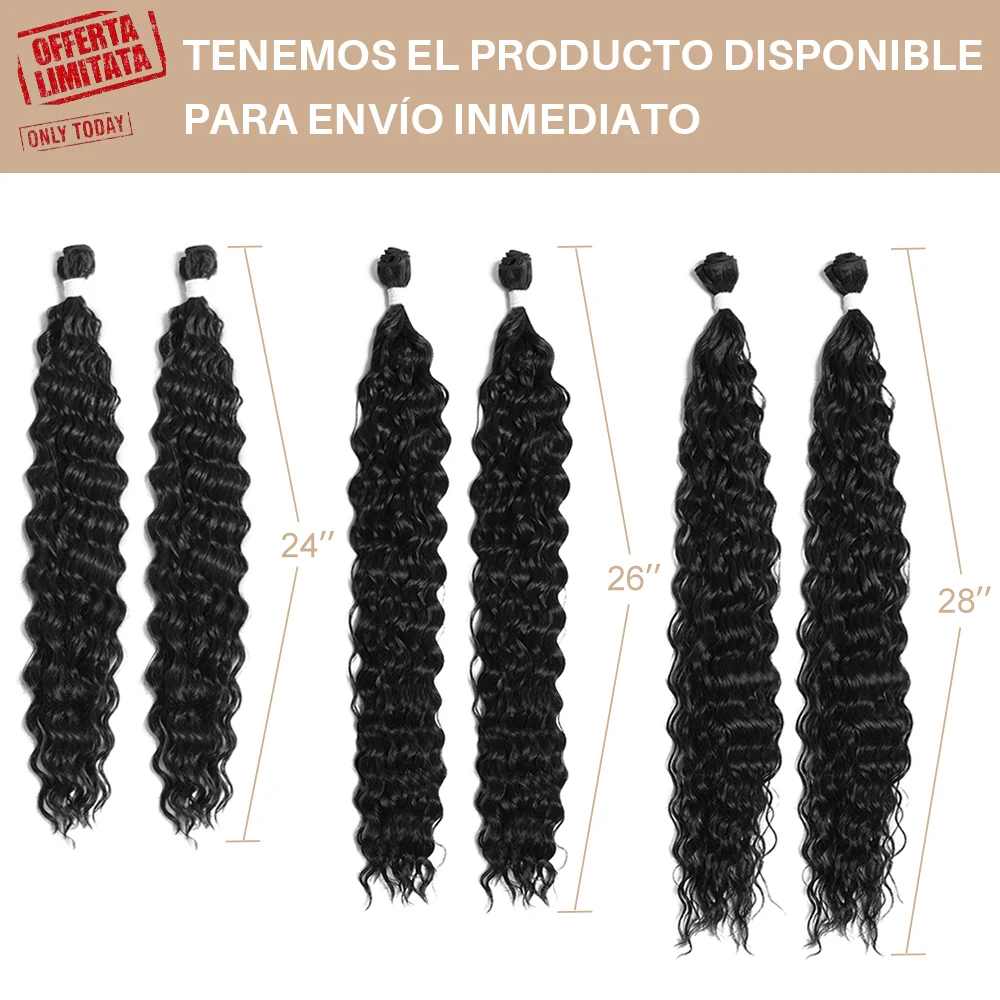 Afro Curly Synthetic Crochet Braid Hair Extension Wholesale Super Soft Long Water Wave 30 Inch Braiding Twist Protein fiber Hair