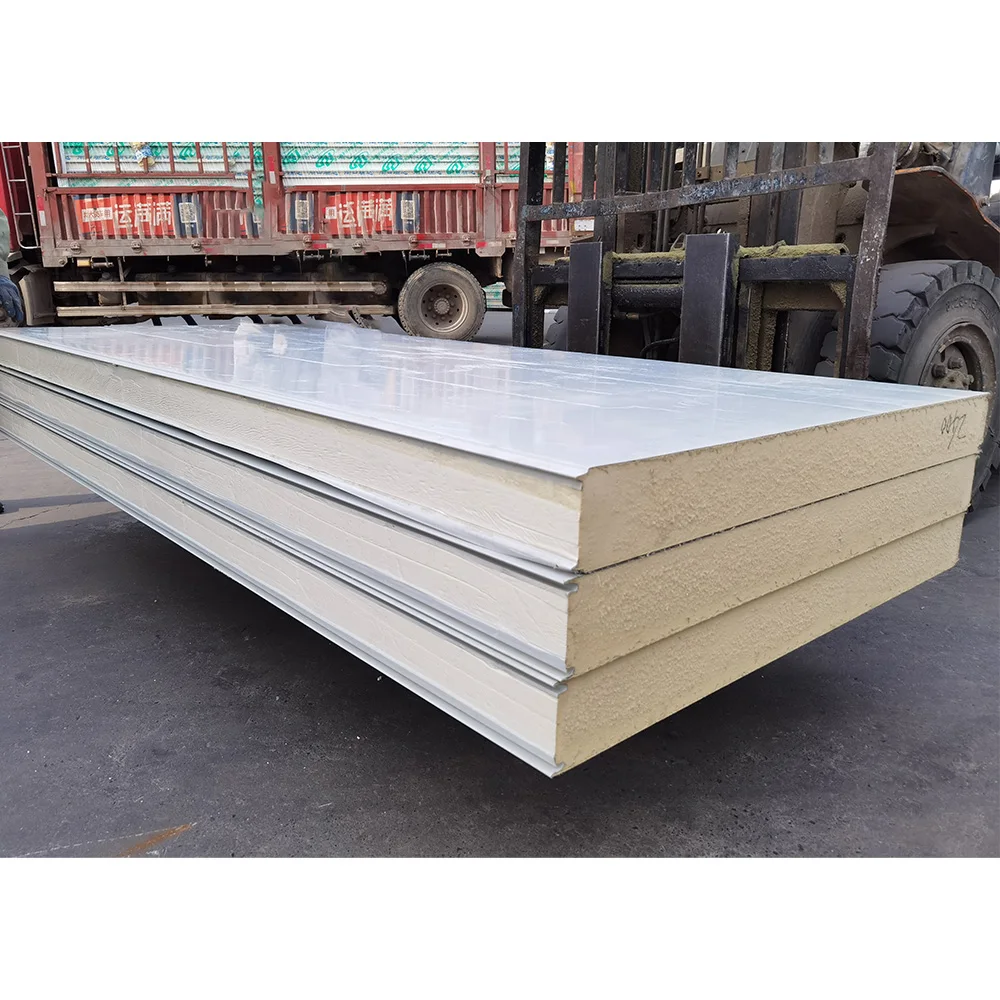 Металлическая декоративная доска Sip панель сборная Pu сэндвич металлическая резная огнеупорная сэндвич-панель