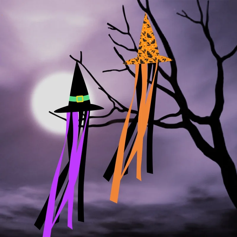 DOULUO Wholesale Halloween Decoration Candy Bag Accessories Handheld Led Light Halloween Basket Toy