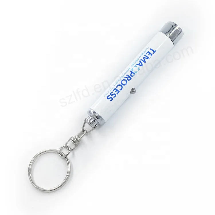 Promotion  Advertising WEDDING GIFT Customized  Logo Projector logos torch  Led Light Up key Ring