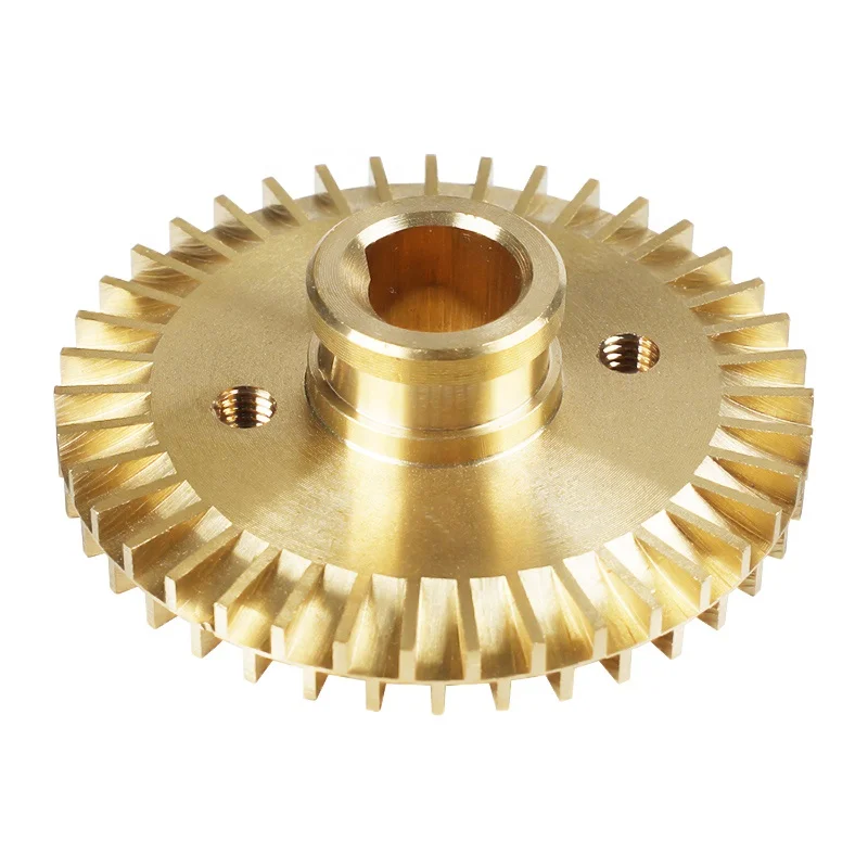 wholesale OEM 2 Flat Hole 55-72mm Water Pump Brass Impeller