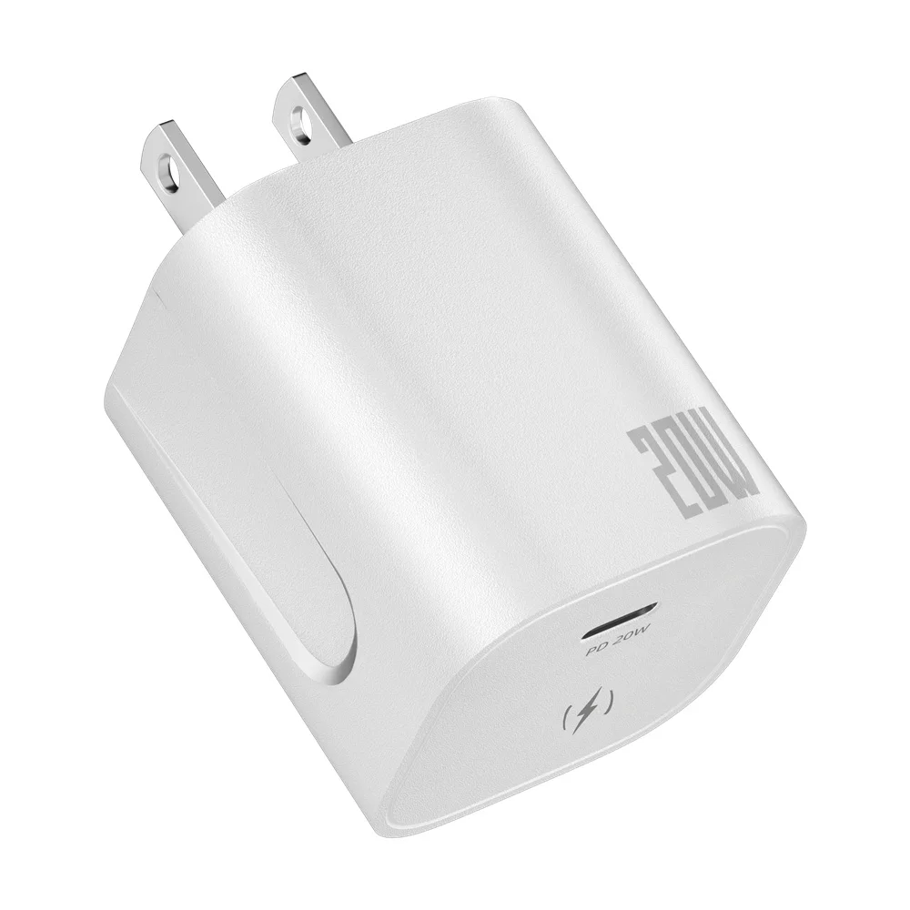 Заземление OEM сервис складной оригинальный 3-контактный Тип C QC 2 0 3 UK PD 20 Вт быстрое зарядное устройство для i