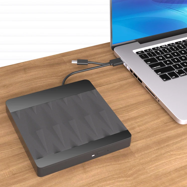 External DVD Drive Slim Type C USB 3.0 DVD Enclosure Re-writer Burner Writer CD-ROM Case For Laptop CD/DVD Optical Drive