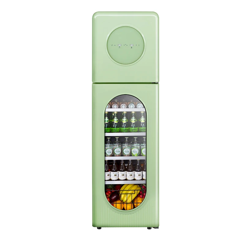 218L Compressor Fan Cooling Wine and Beverage Coolers Smart Temperature Control Wine Cooler Fridge Four Seasons Ice Bar