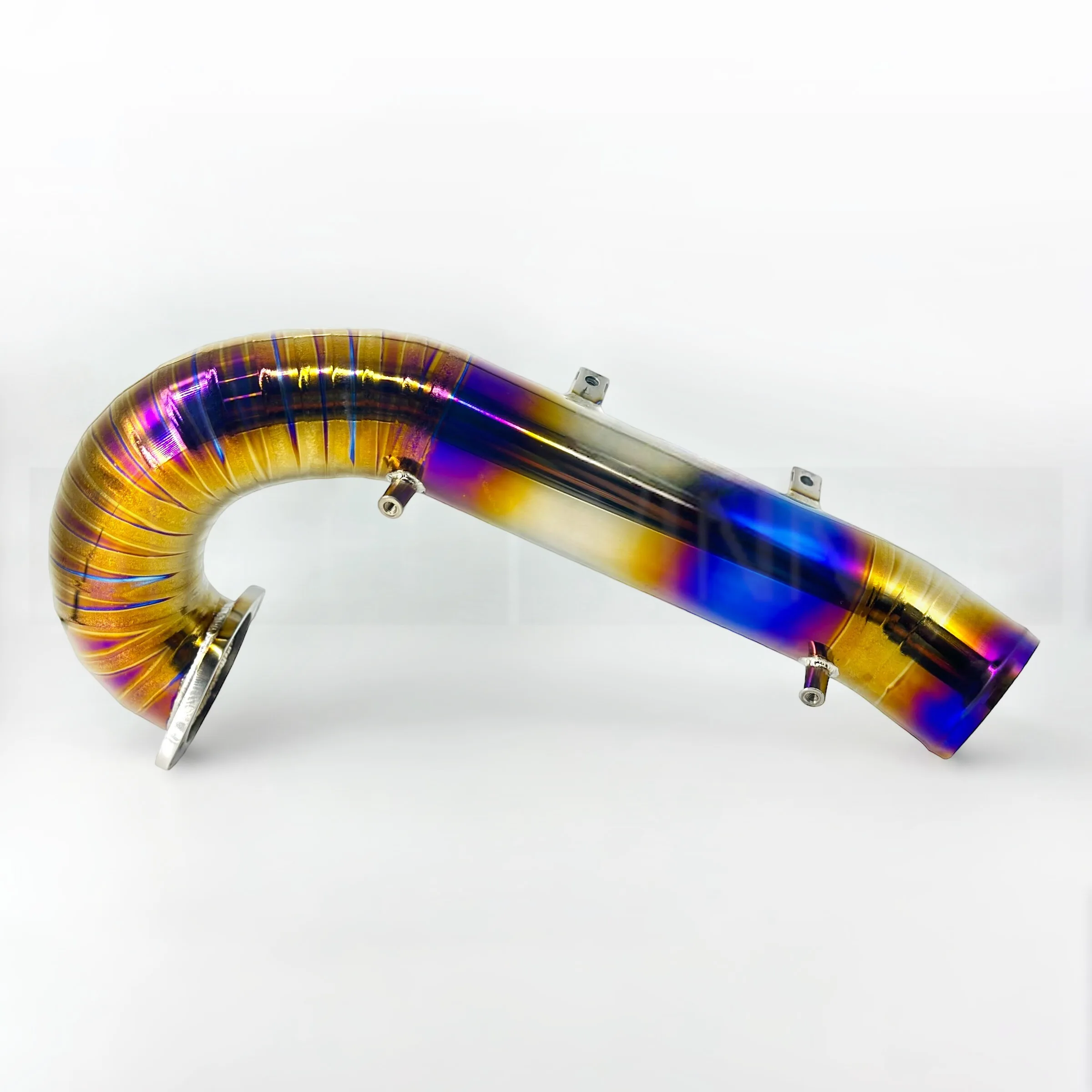 JDM OEM style 70/76MM large pipe diameter products titanium air intake pipe for honda civic type R FK8 inlet pipe