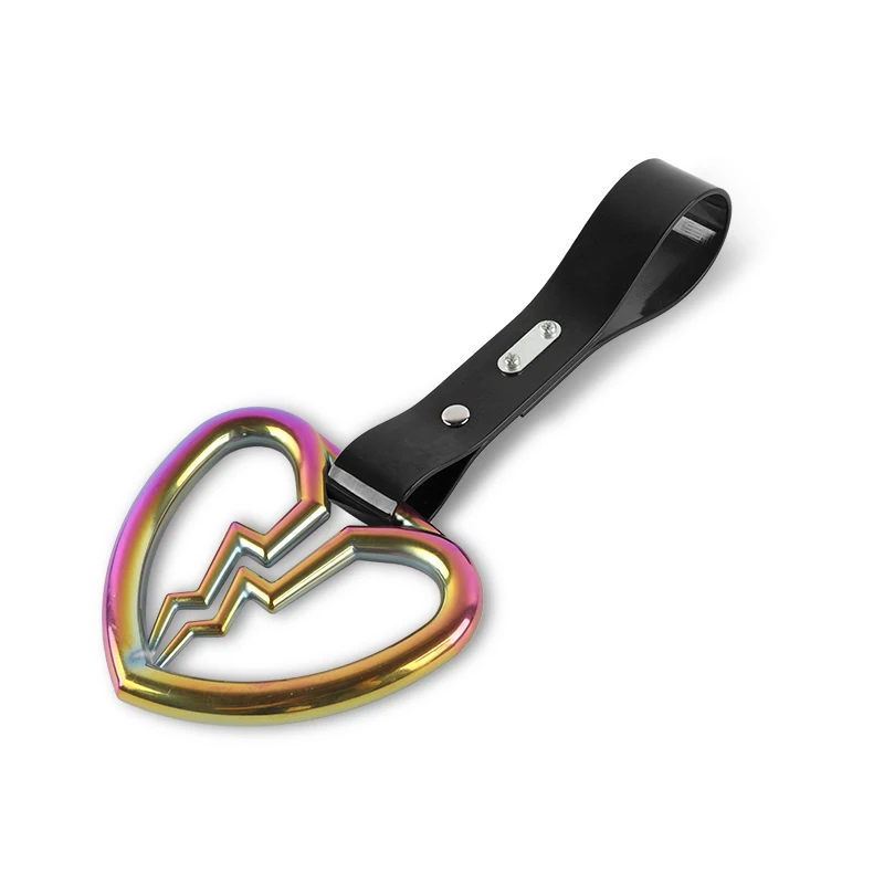 JDM Rainbow color Tsurikawa Ring JDM Drift Toy Handle Strap Tow For Train Bus Subway Car Drift bubble crystal car accessories