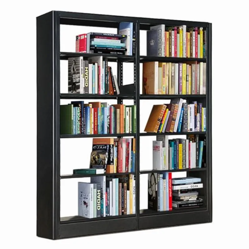 2024 Hot Products Metal Book Shelf For Library Office Furniture Modern Steel Bookshelf