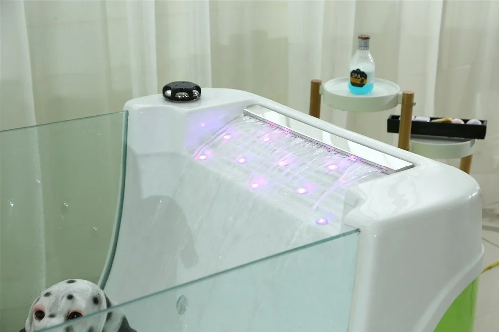 manufacturing Italy baby bath tub hydromassage/baby bathtub spa/colorful light,waterfalling function