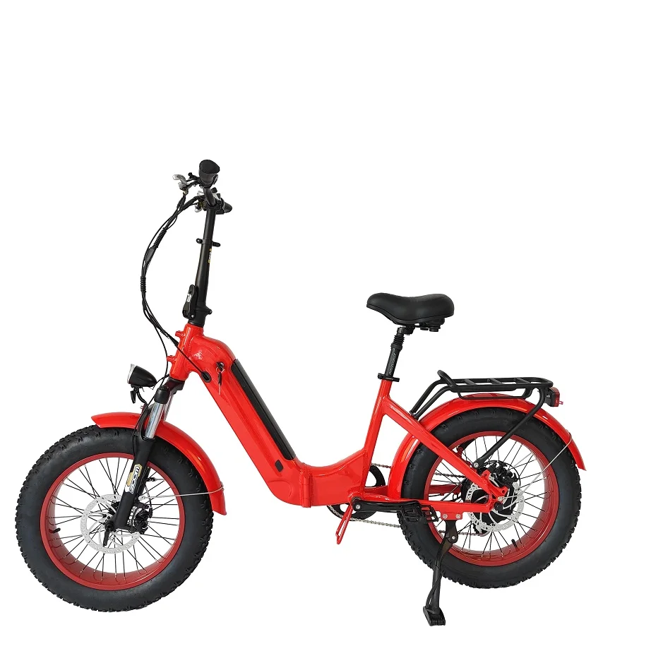 20inch folding electric bike factory rear drive electric bike fat tire bike 2024