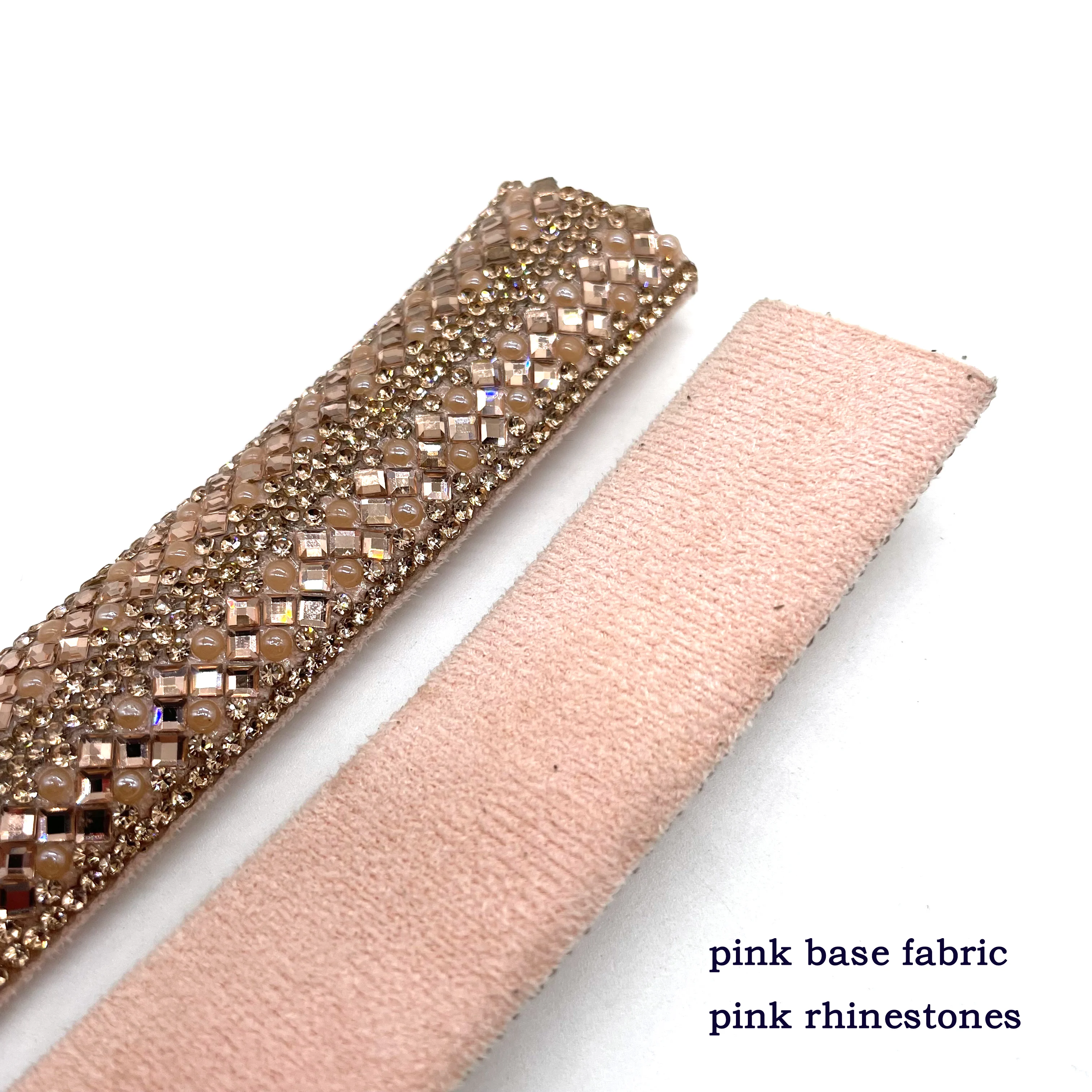 CY series strip crystal rope accepts custom rhinestone rope crystal chain for shoe decoration