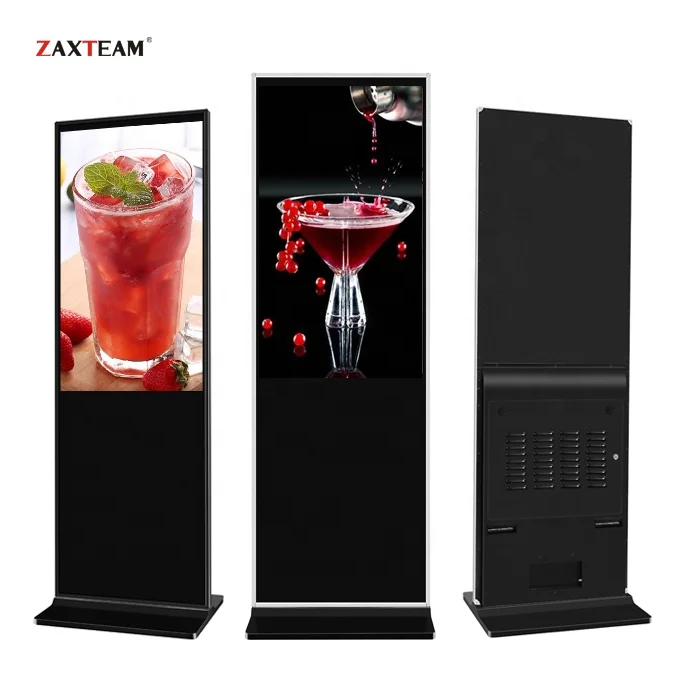2024 Hot Selling LCD Advertising Machine Floor Stand Kiosk Totem 49 Inch Android Windows Advertising Display Screen