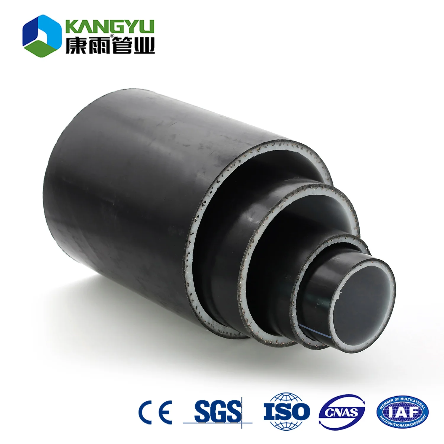 HDPE стальная проволочная сетка скелетная композитная труба для пожаротушения заглубленных трубопроводных труб