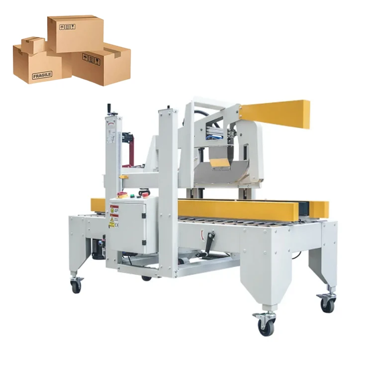 CE Certification Automatic Adhesive Tape Carton Box Sealing Packing Machine