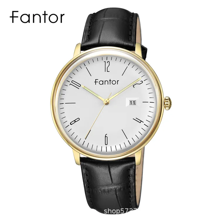Fantor 1005 Minimalist Classic Men Watch relogio masculino Luxury Leather Watch for Man Luminous Hand Date Quartz Watches