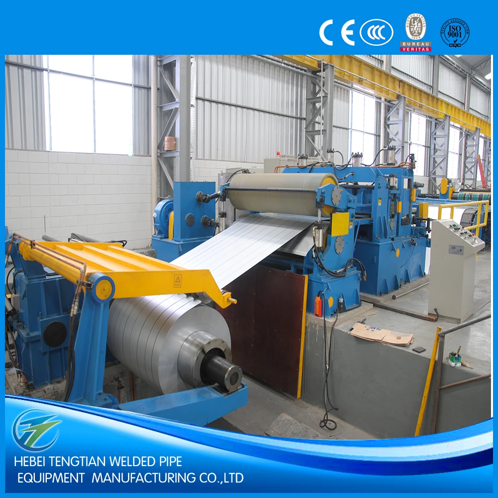 steel slitting machinery production line steel coil cutting machine
