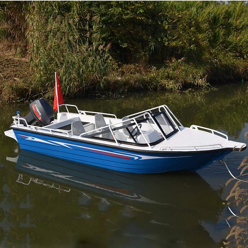 AL450 18ft Aluminum alloy China Boat Factory Luxury Yacht for speed boat fishing