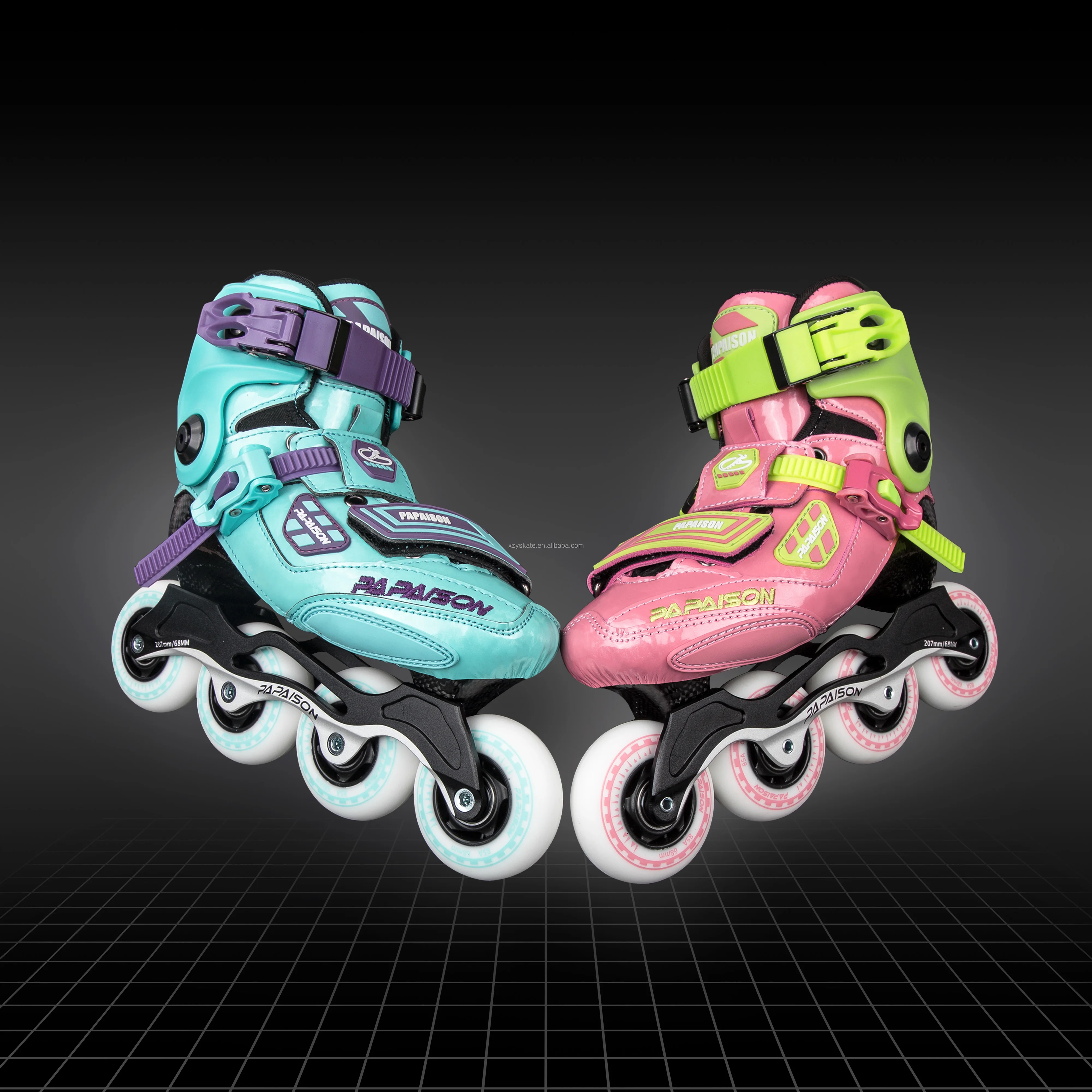 Durable Freestyle Skates For Adults New Arrival Professional Carbon Fiber Base Slalom Skates Inline Skates PU 4 Wheels To Sale