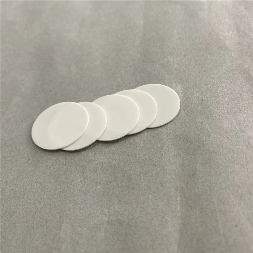High Thermal Conductivity BeO Wafer Beryllium Oxide Ceramic Round Substrate Plate