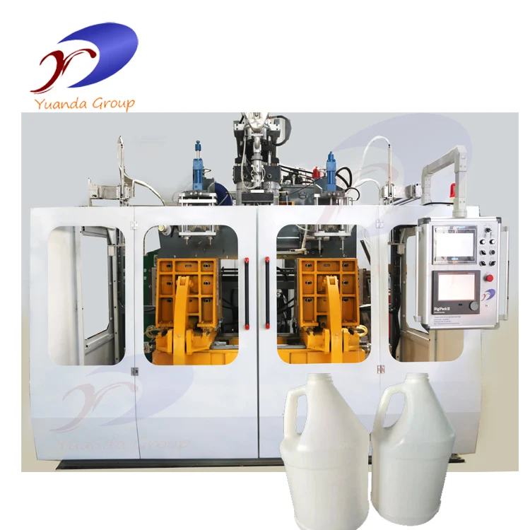 China Plastic HDPE Jerrycan Oil Bottle Extrusion Blow Moulding Making Machine