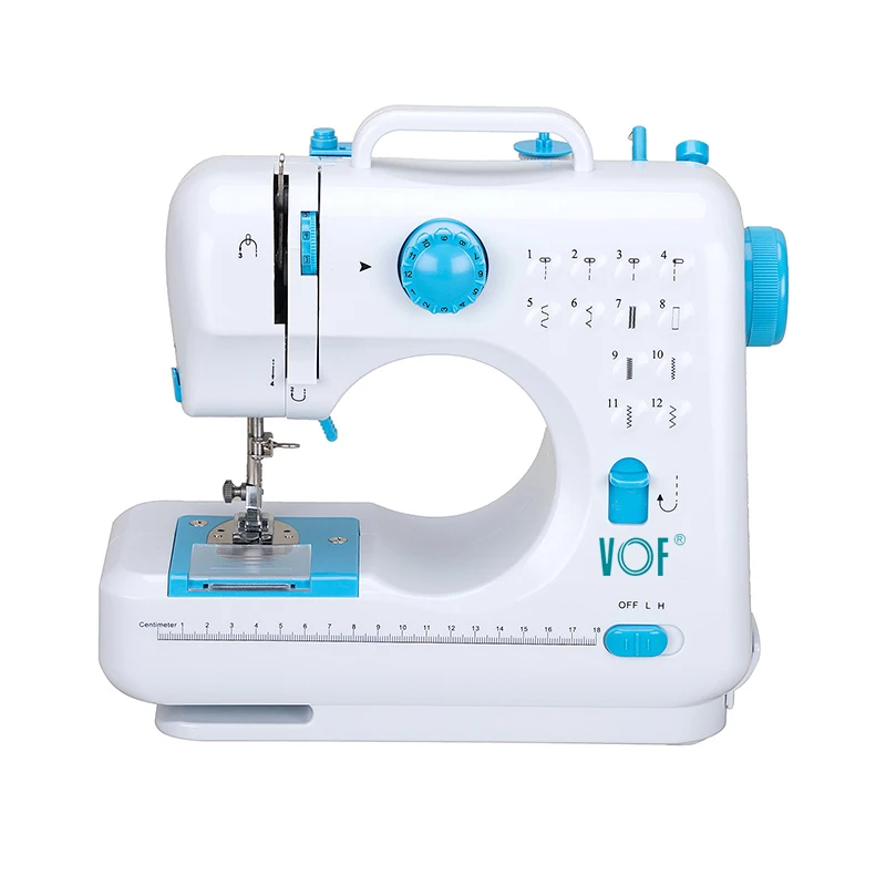 Шагающая прижимная лапка электрическая швейная машина VOF HFSM-505 для домашнего использования