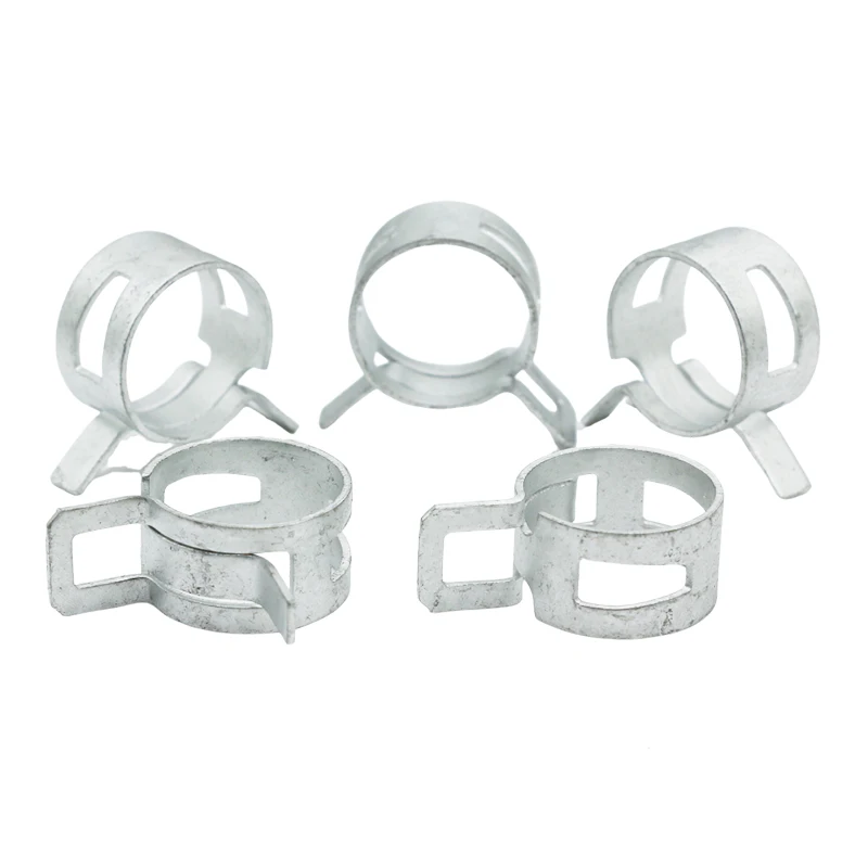 Spring Clips Fasteners Japan Pipe Hose Clamp Steel Zinc Plated Spring Band Hose Clamp