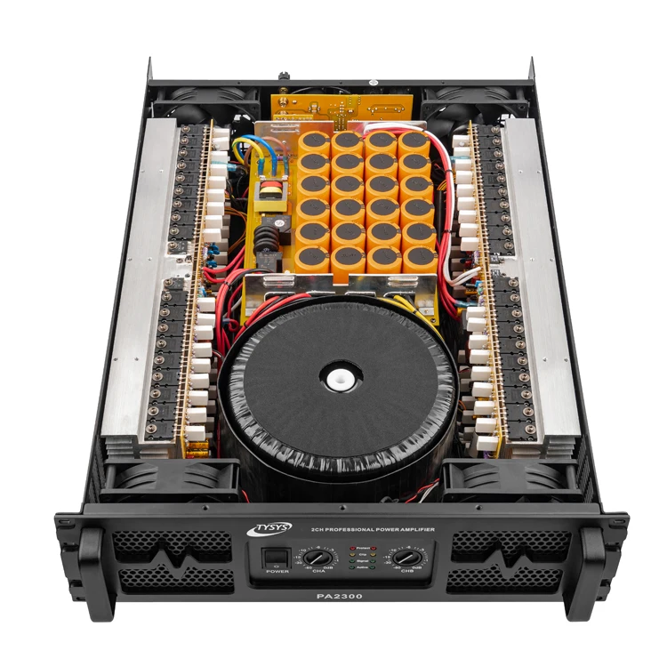 PA2300 professional music audio amplifier 2300w  Amplifier Two Channel Amp