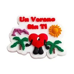 Wholesale Customized PVC Cute Croc Bar Accessories DIY PVC Drinking Straw Toppers