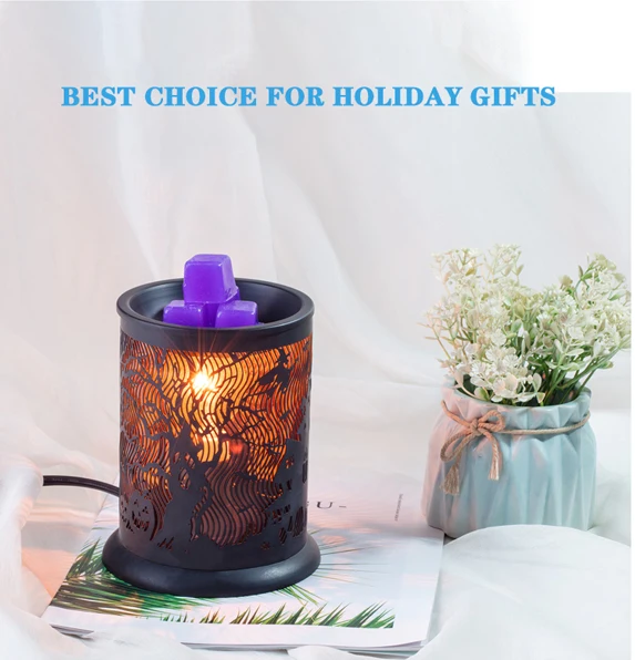 Iron Made Oil Burner Latest New Design Aroma Lamp And Wax Burner For Home Decoration