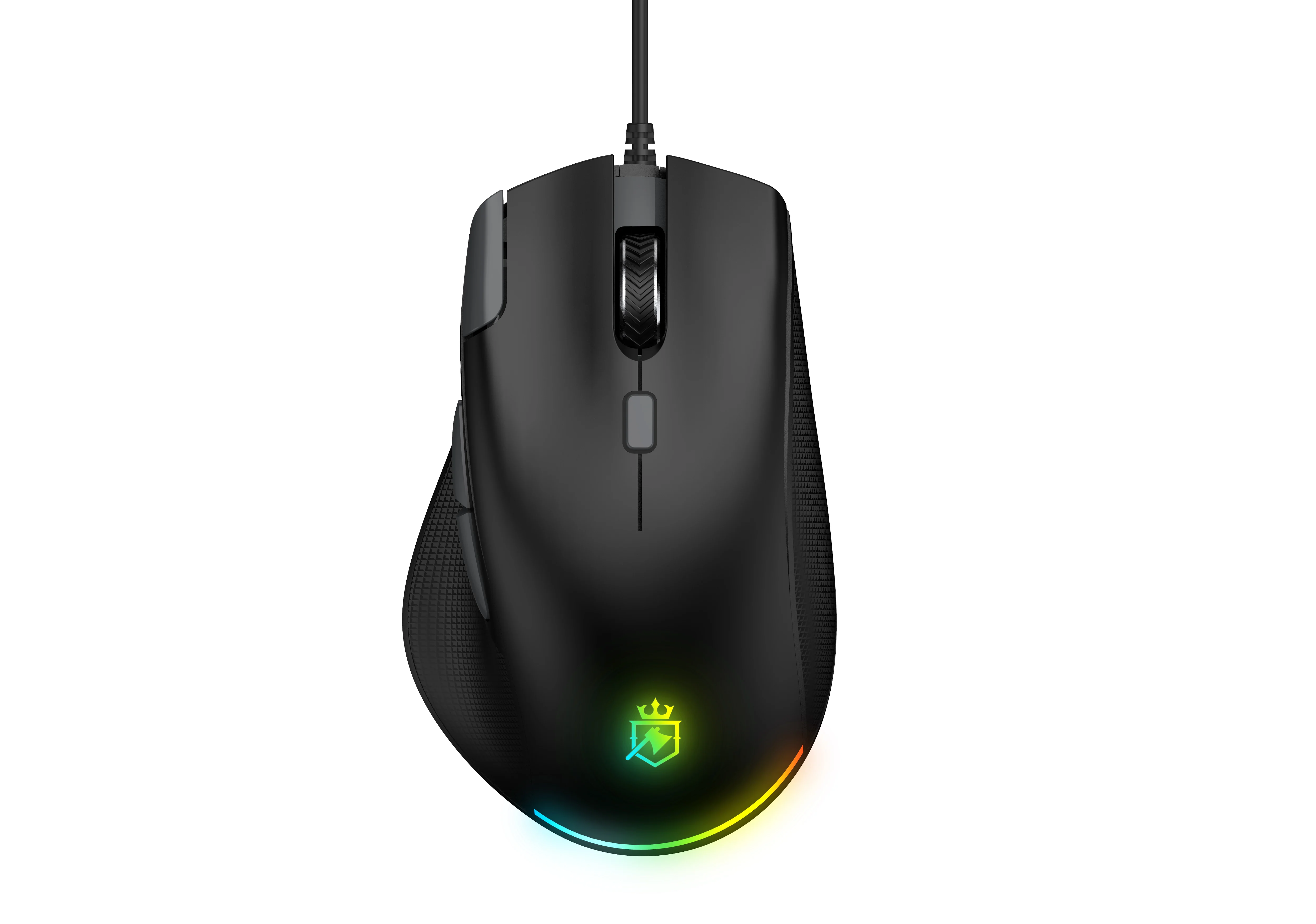 High Performance Wired Gaming Mouse,  12800 DPI, RGB, Adjustable Weights, 11 Programmable Buttons, On-Board Memory, PC / Mac