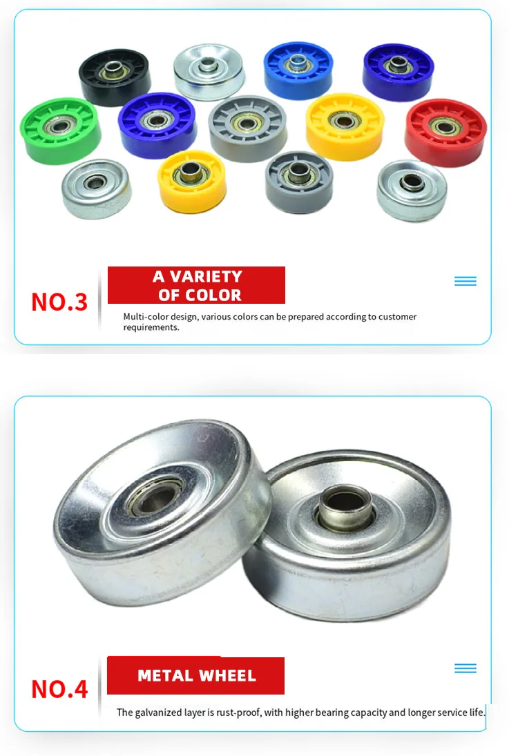 Diameter 1.97 Inches 1.5 Inches 1 Inch Metal Skate Wheel for Unloading Conveyor