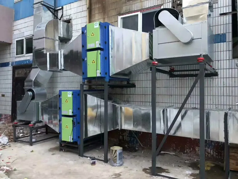 Lvcheng factory CE ESP filter cooking odor eliminator grease smell fume extractor filter electrostatic precipitator