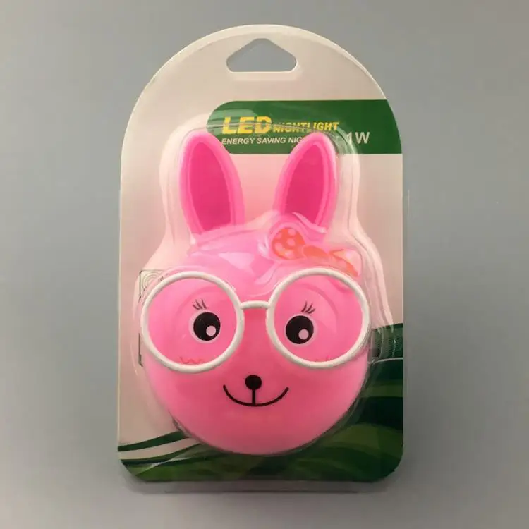 OEM W099 Cartoon Spectacled Rabbit Custom Night Light Bedroom Cute Night Light For Children Room