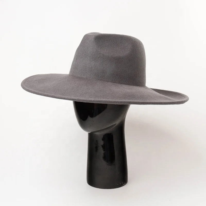 Цвет на заказ фетровая шляпка шерстяная фетровая шляпа 100% шерсть шляпа с широкими полями унисекс шерсть плоским козырьком, оптовая продажа, женские шапки, головной убор 2021 яркие детские комплекты в винтажном стиле Панама Стиль