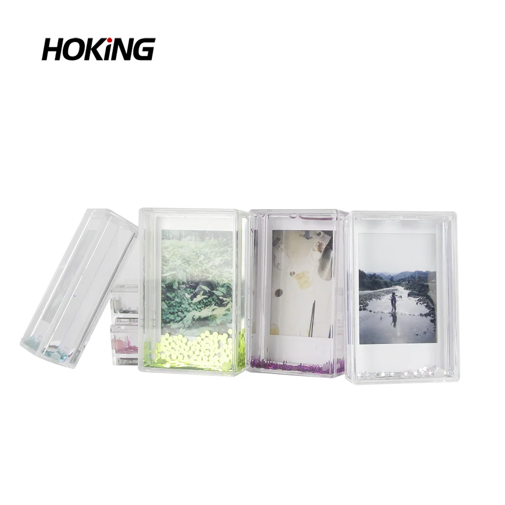 2019 New Fujifilm Instax 3 Inch Mini Film Liquid Quick Sand Photo Frame