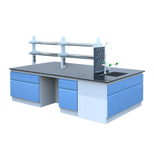 Manufacturer Modular laboratory bench furniture mobile medical chemical island lab work bench