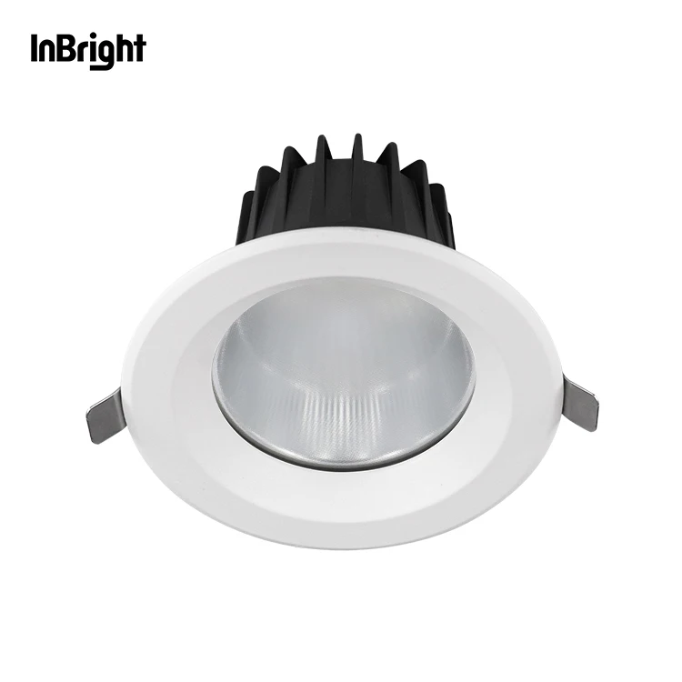 Wide Beam 60 Degree Anti Glare IP65 Waterproof LED Downlight 18W Die-casting Aluminum Recessed Ceiling SMD Down Light