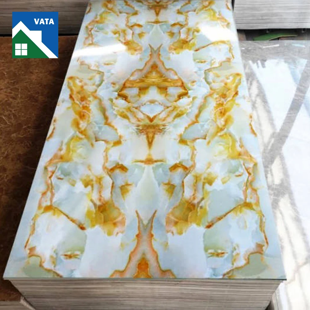 1200*2400 4x8ft Decorative UV Panels High Quality PVC UV Marble Sheet Plastic PVC Sheet for Wall Panel