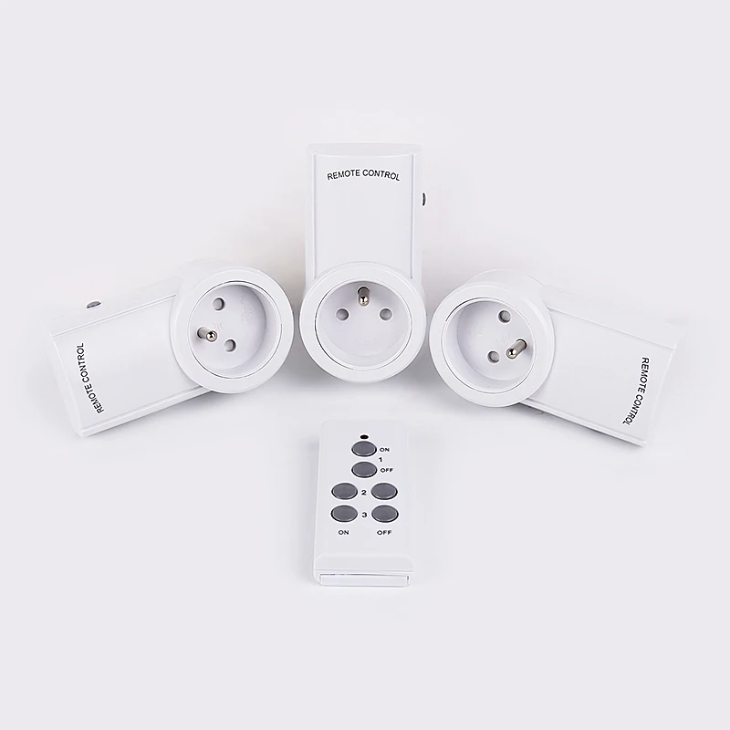 Smart Home Socket Set 3 Pack outlets plug socket 30 RF remote control socket