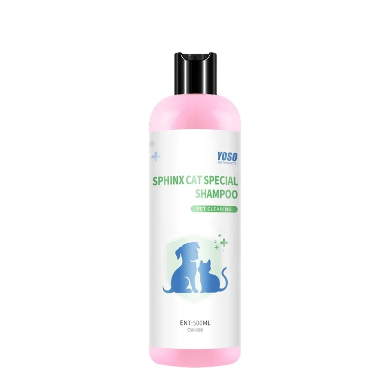 Sphinx Cat Skin Care Shampoo Hairless Pet Gentle Grooming for Hairless Cats Hypoallergenic Shampoo for Sphinx Cats
