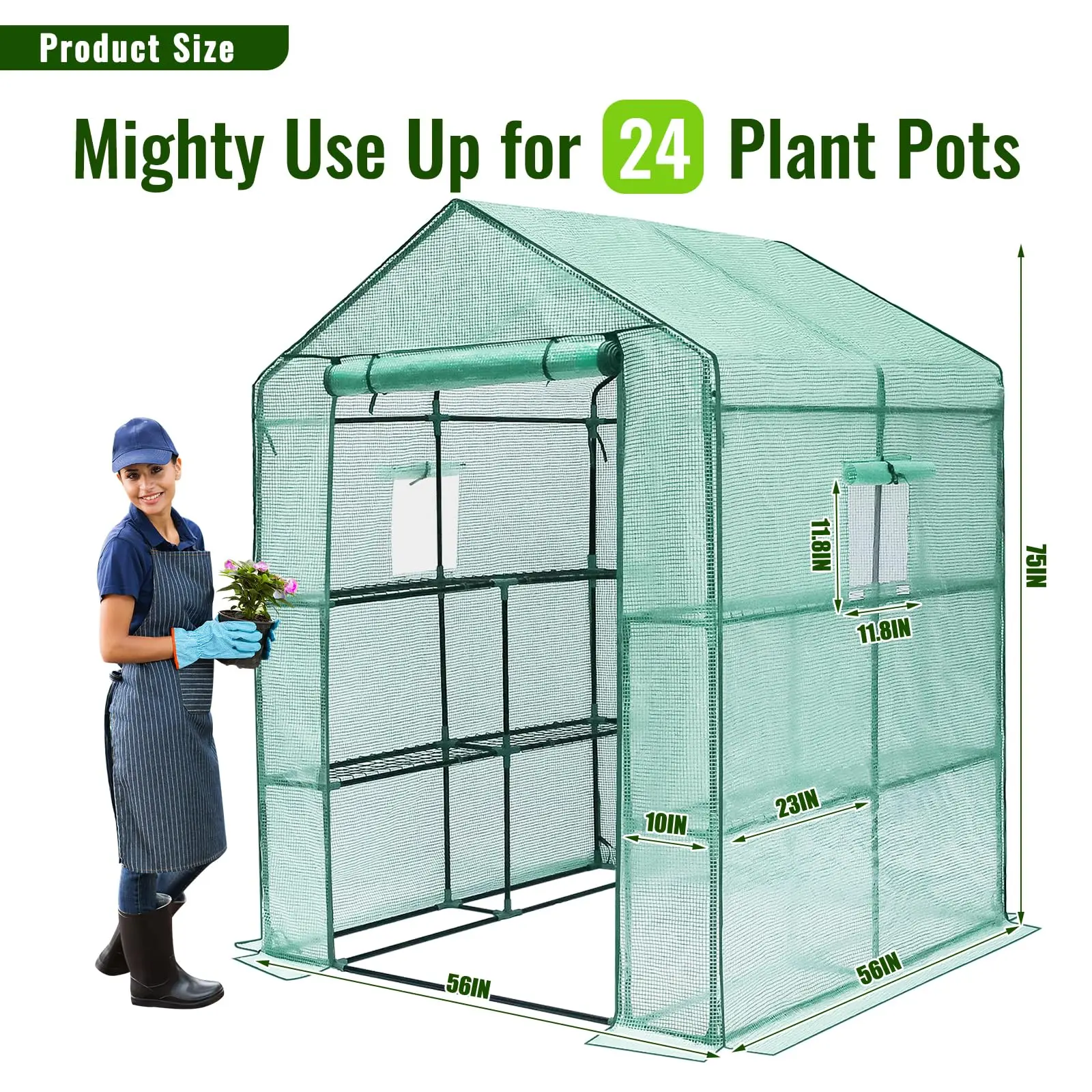 Factory Wholesale Small Walk Garden Greenhouses Garden Home Outdoor Greenhouse For Plant