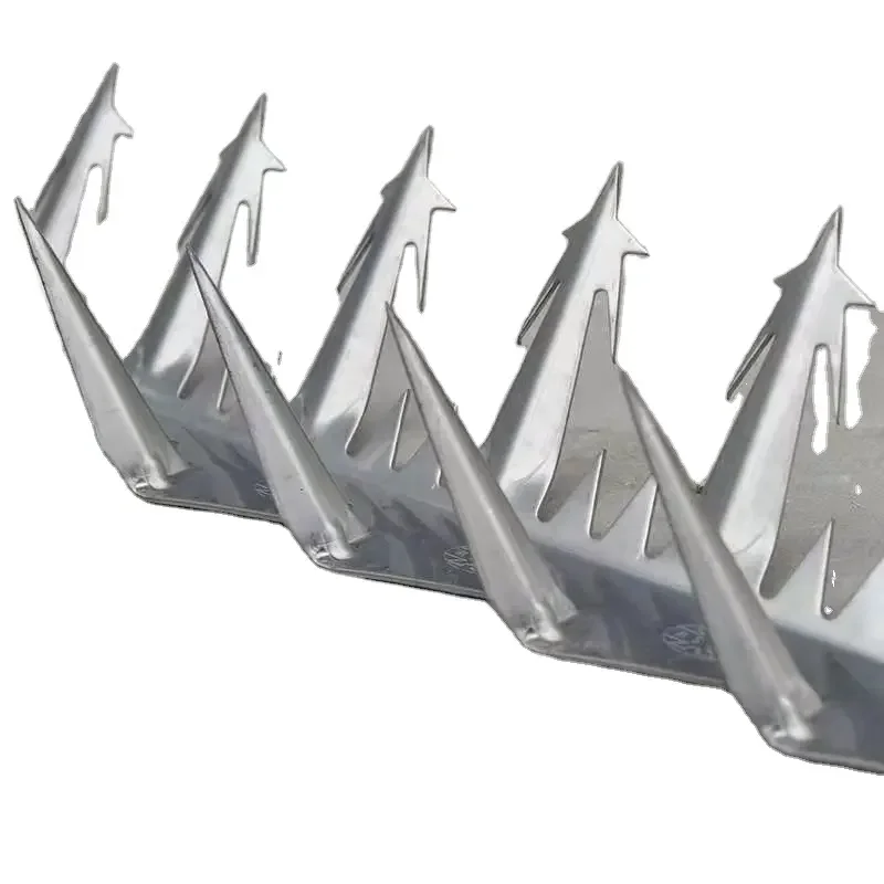 Qiaoliang Effective metal anti climb fence spikes Anti-theft wall spikes with top sharp Anti bird spikes bird repeller